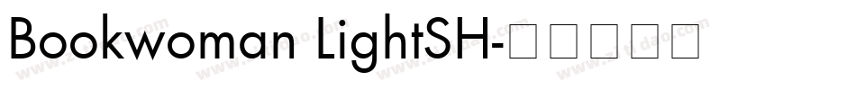 Bookwoman LightSH字体转换